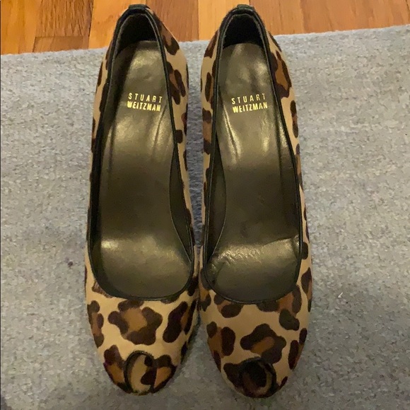 Stuart Weitzman Leopard hair heels - Picture 2 of 5